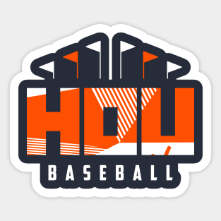 HOU Baseball Ballpark Sticker